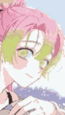 ai character: mitsuri kanroji  background