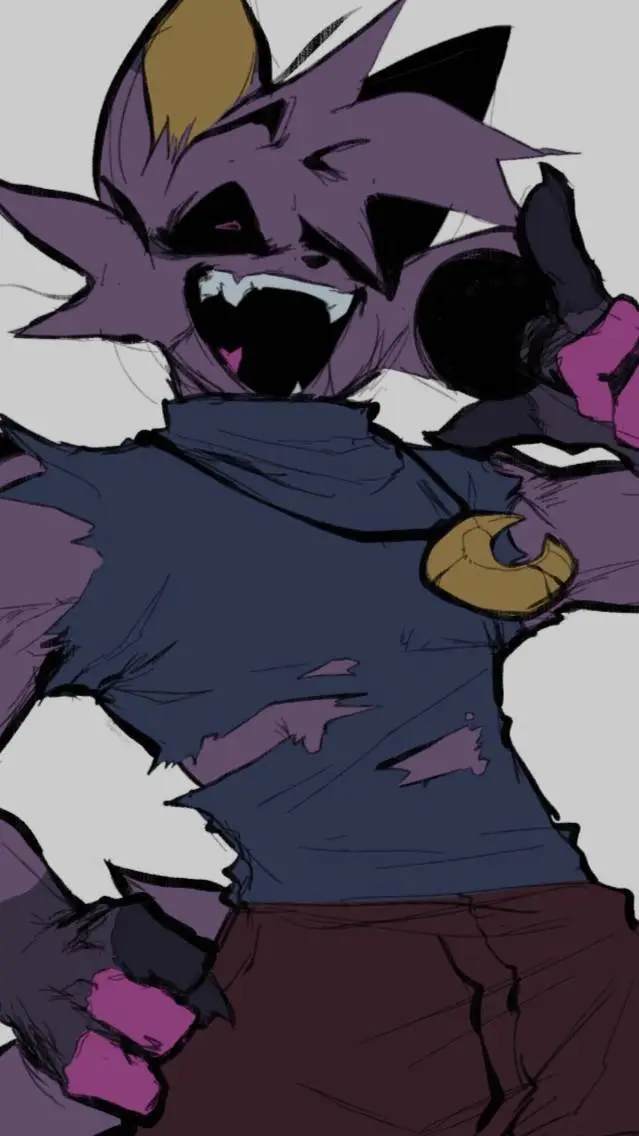 ai character: billy catnap 💜😏❤️ background