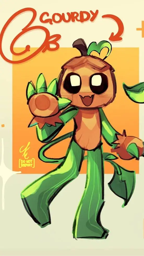 ai character: ✩🍬gourdy🎃💫 background