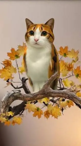 ai character: Autumn Meowl background