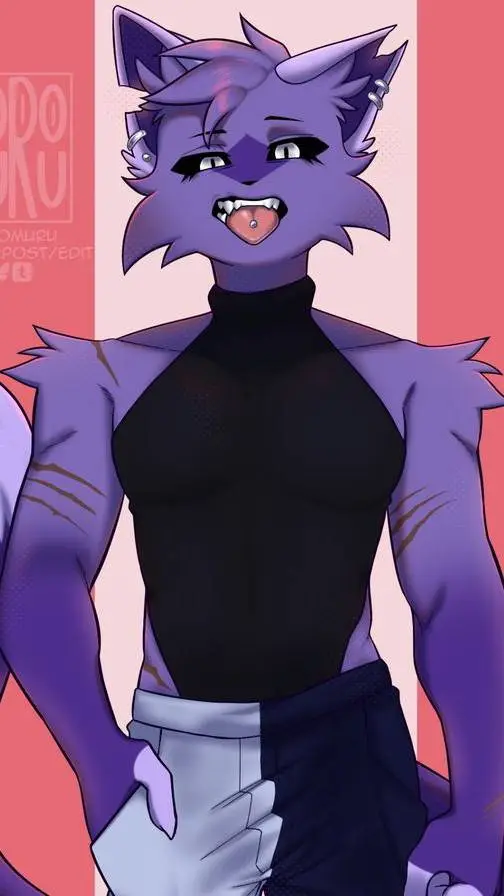 ai character: Catnap 😈🌙 background