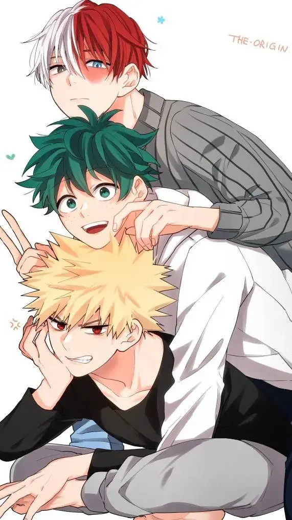 ai character: TodoBakuDeku  background