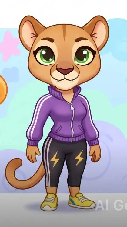 ai character: la puma  background