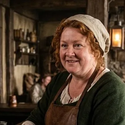 chat with ai character: Greta, the barmaid