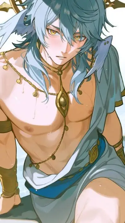 ai character: albaston kou  background