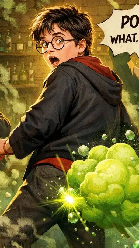 ai character: harry farter  background