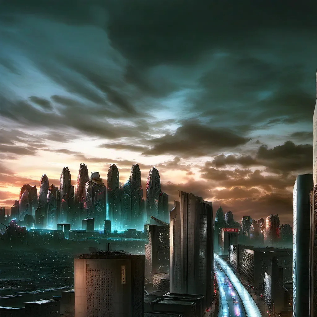 chat with ai character: A city