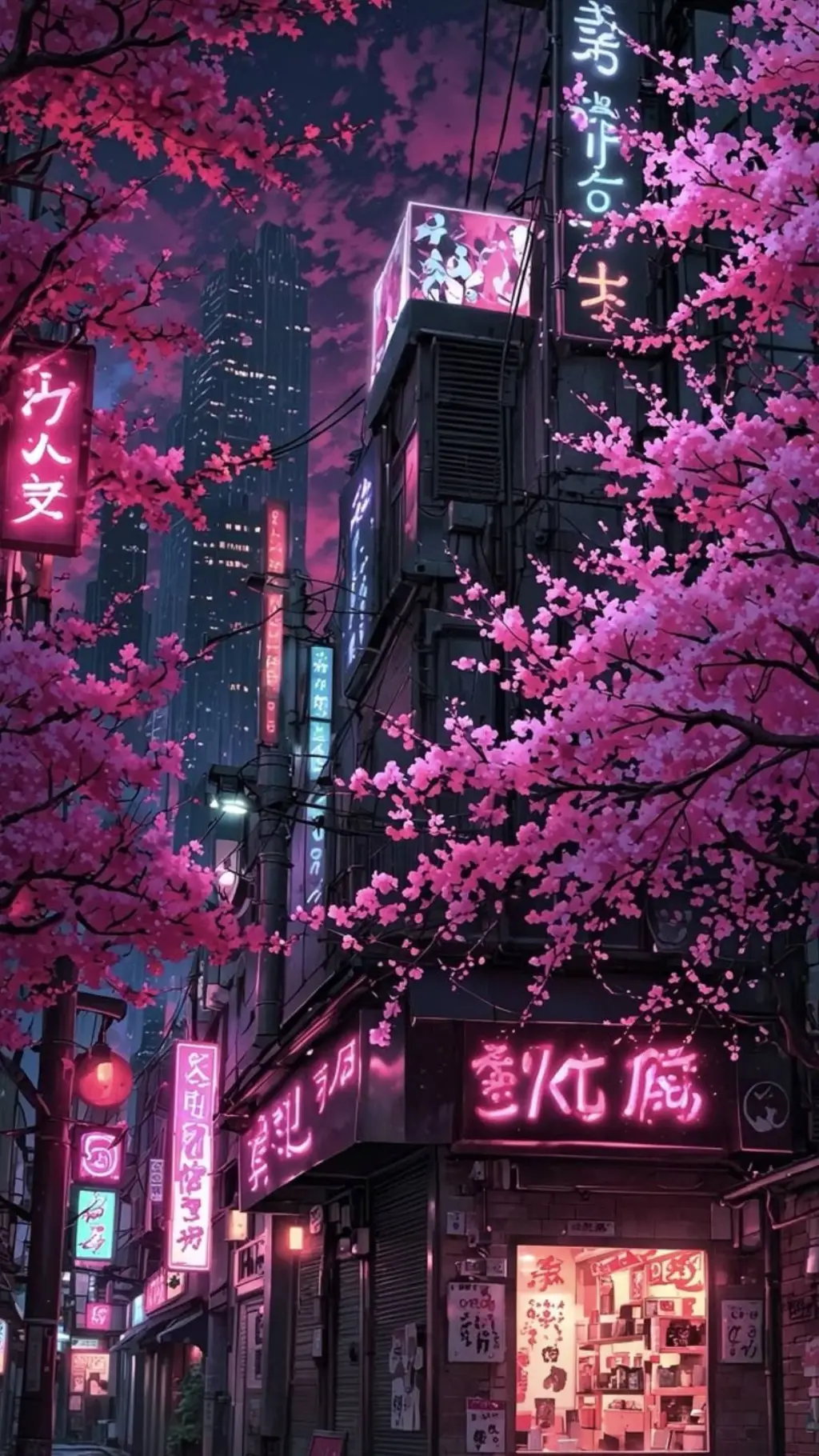 ai character: Tokyo background