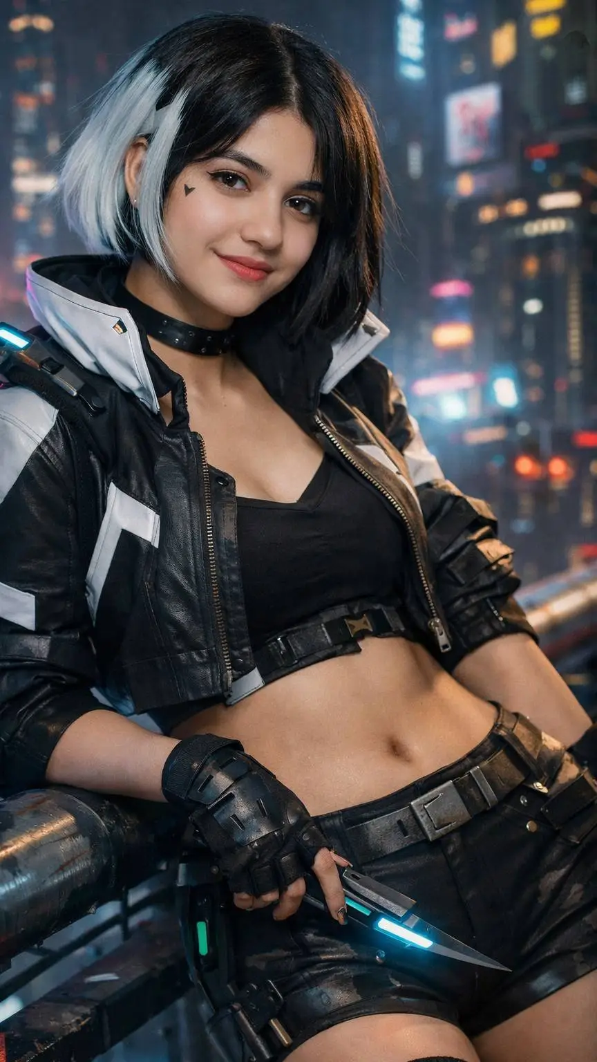 Talkie AI - Chat with cyberpunk girl