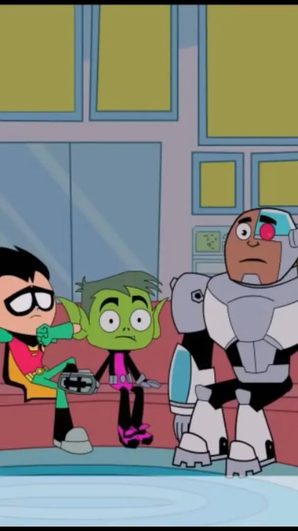 ai character: Teens titans GO background