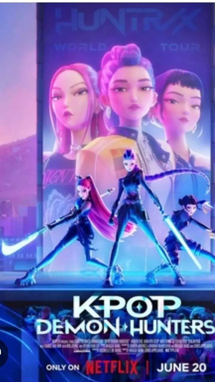 ai character: Kpop demon hunters background