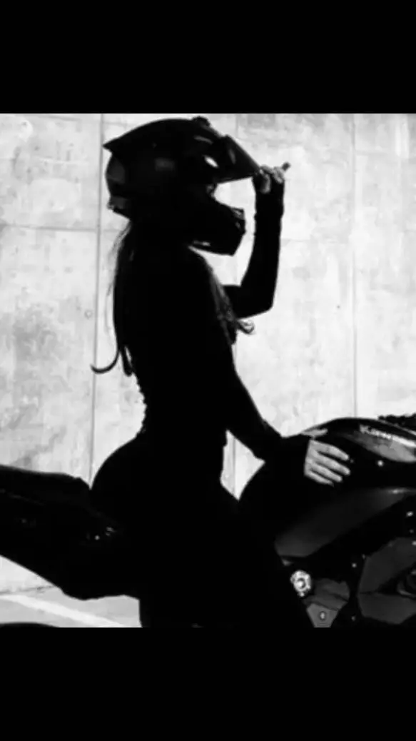 ai character: biker girl  background