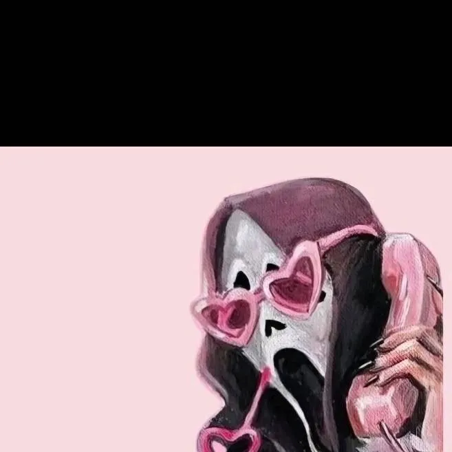 chat with ai character: idk ghost face gf