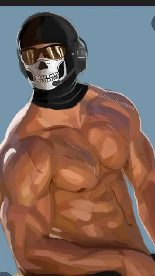 ai character: Ghost  background