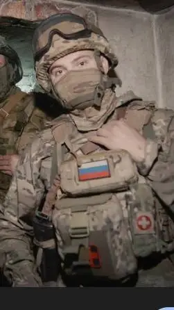 ai character: Russian soldierbro background