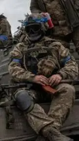 ai character: Russian soldier  background