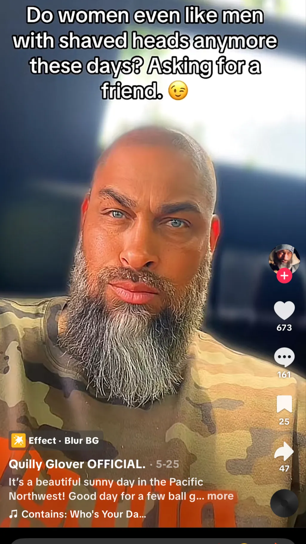 ai character: Quilly glover  background