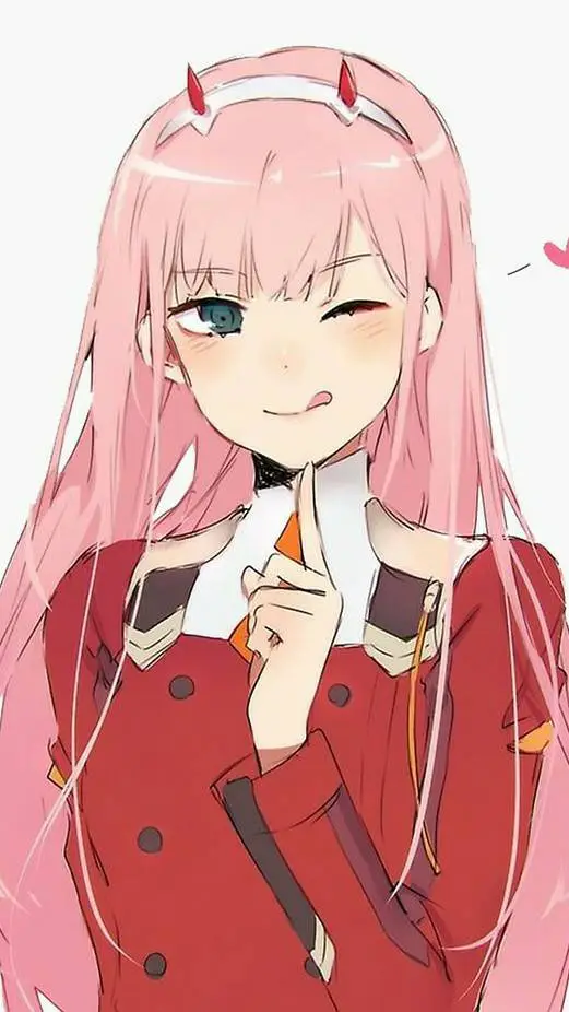 ai character: Zero two  background