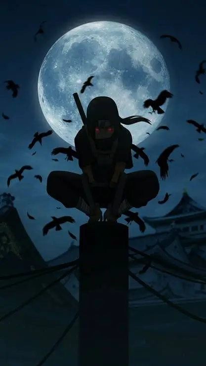 ai character: Itachi  background