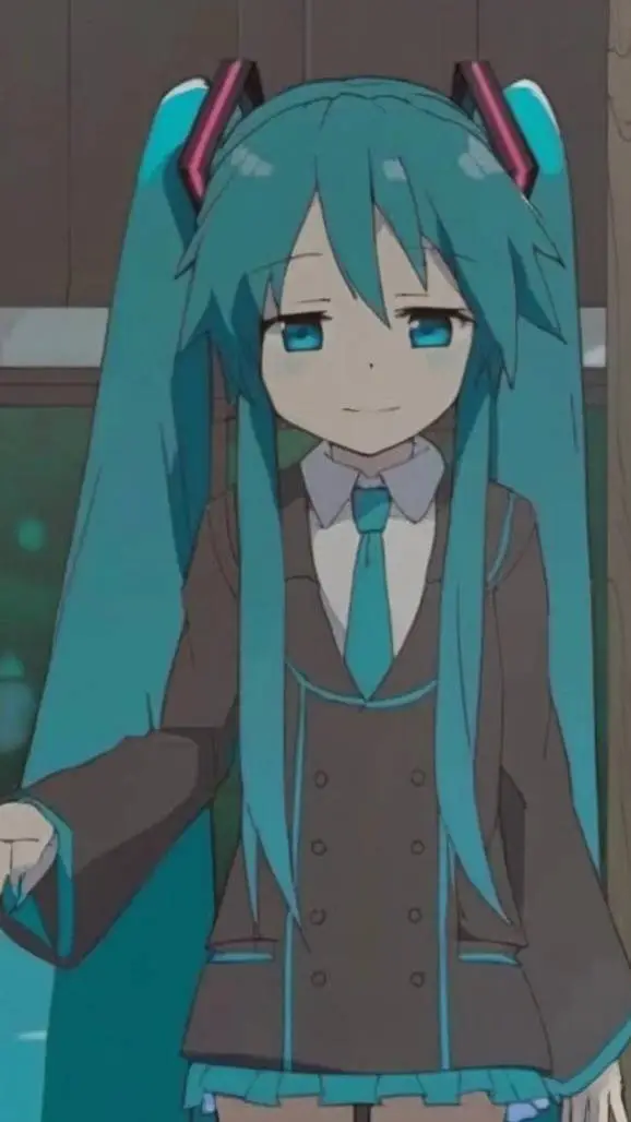 ai character: miku background