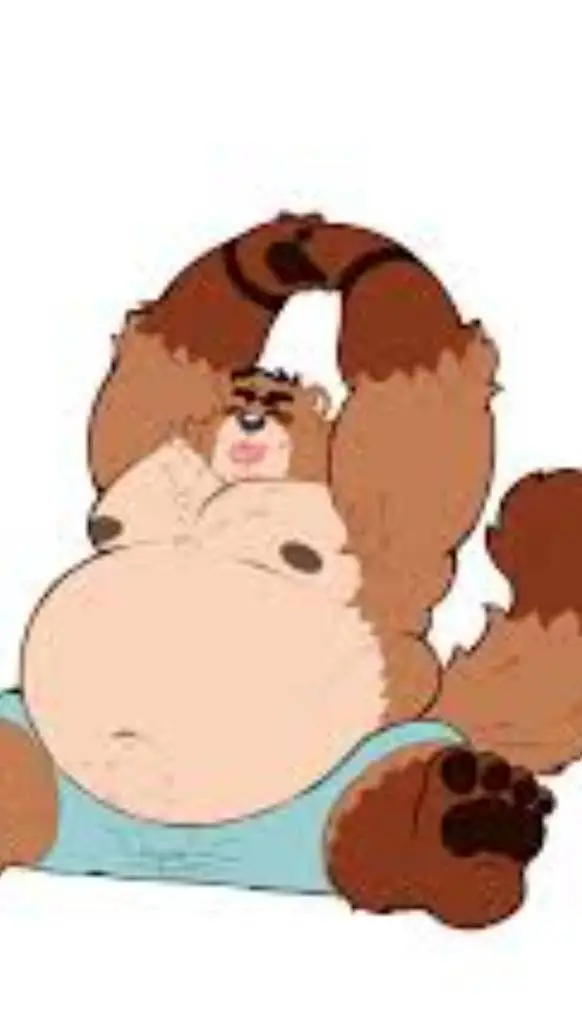 ai character: dump bear  background