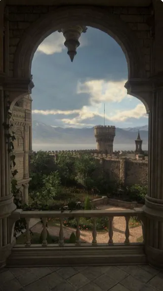 ai character: KingsLanding background