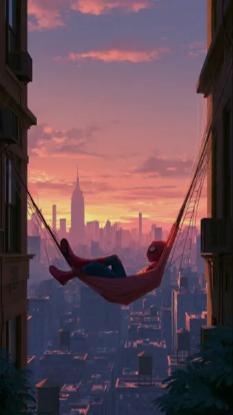 ai character: Peter Parker  background