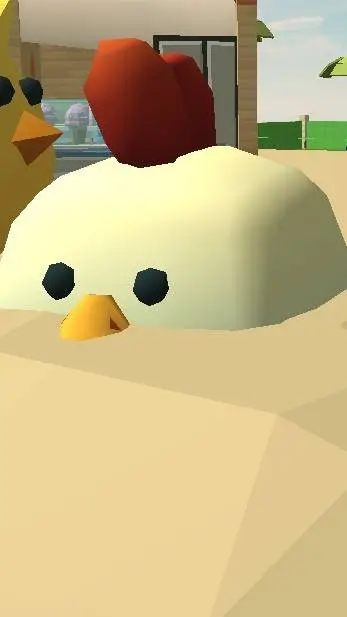 ai character: chicken x you  background