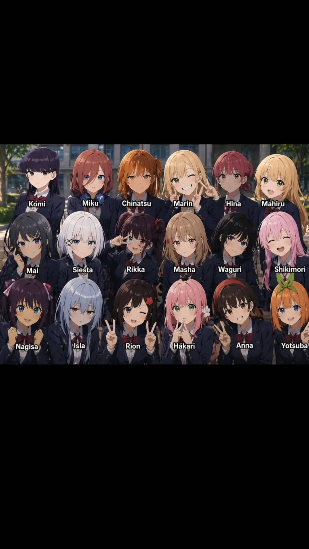 ai character: todas tus waifus  background
