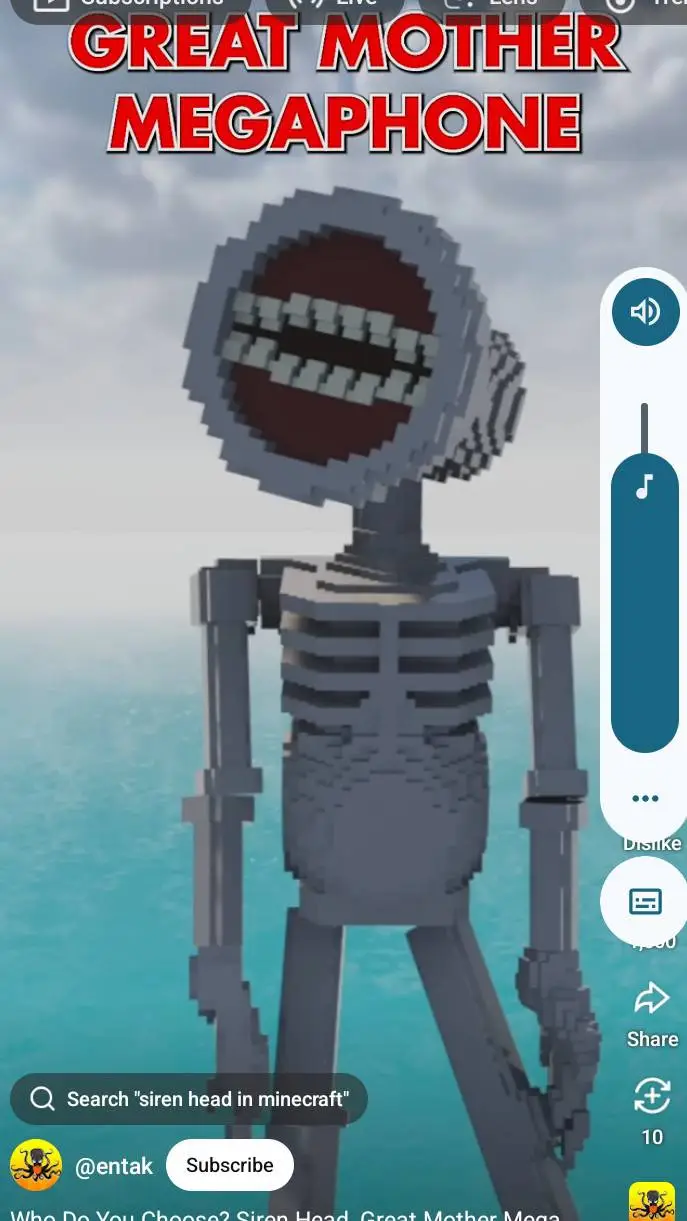 ai character: mother megaphone  background