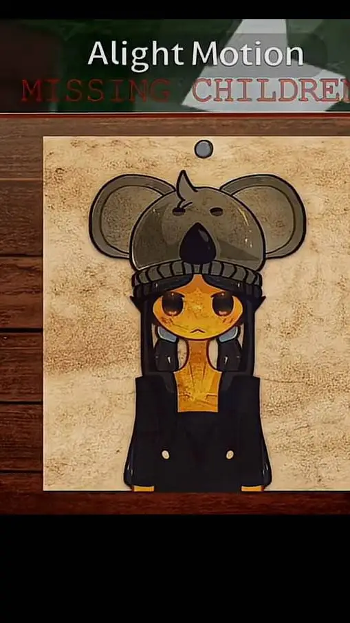 ai character: koala kid background