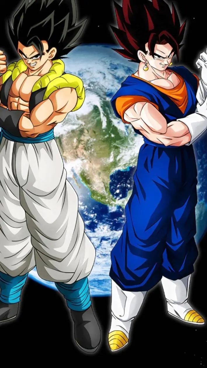 ai character: Vegito and Gogeta background