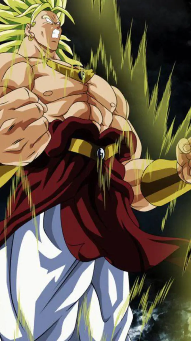 ai character: Older bro Broly  background