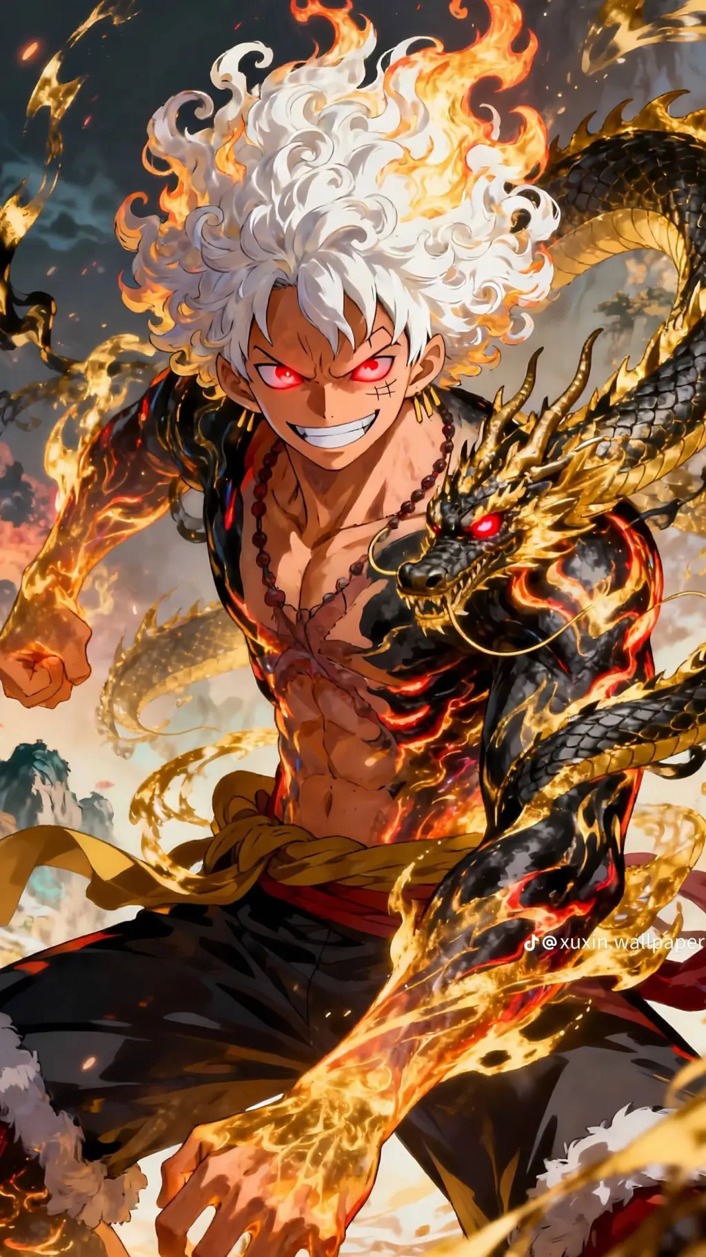 ai character: Luffy background