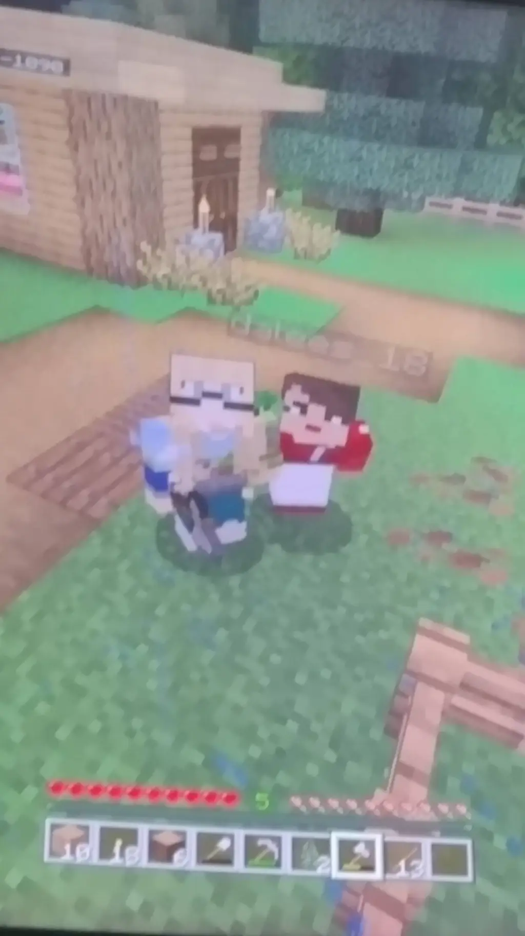 ai character: Minecraft background