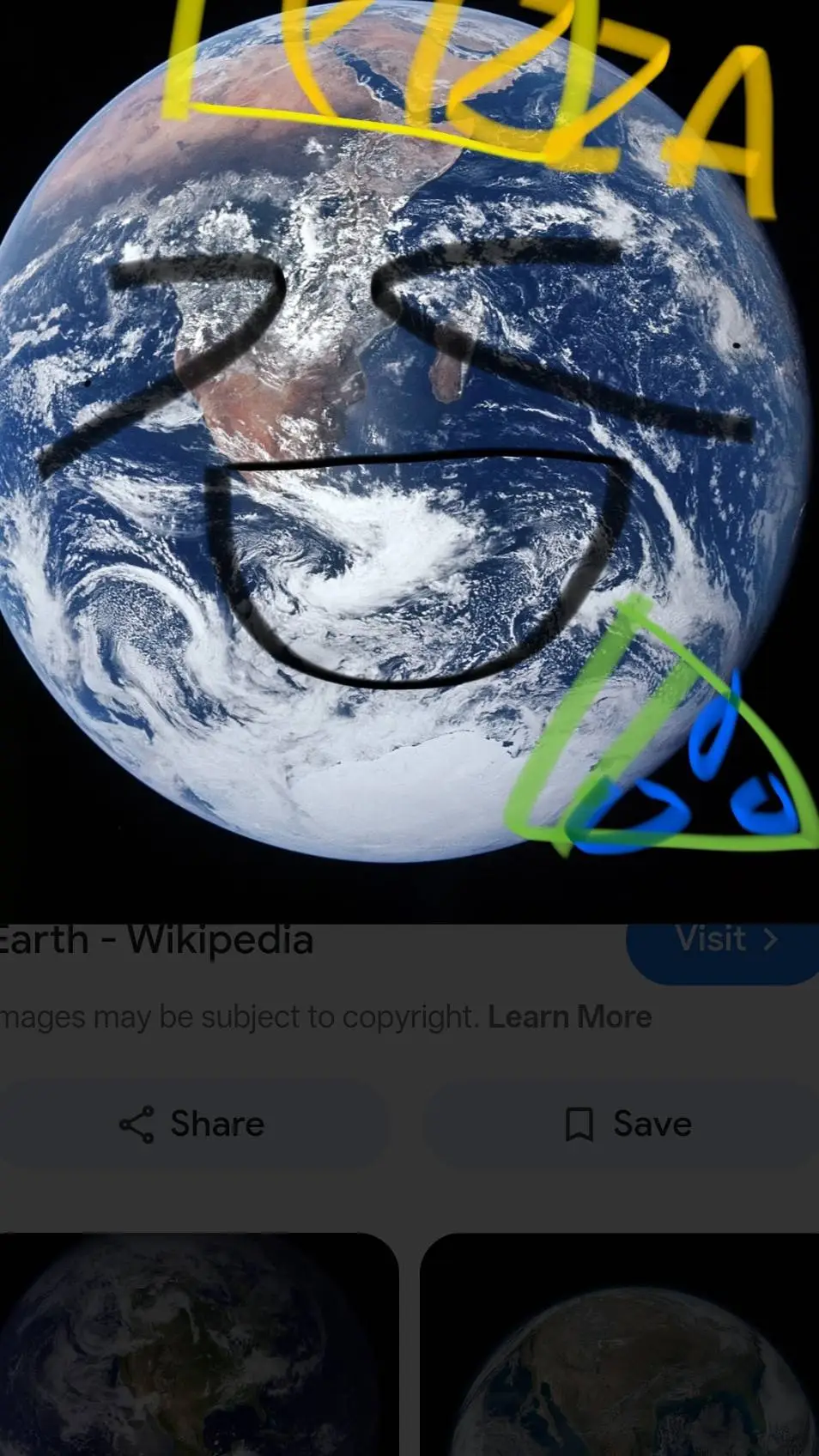 ai character: earth's pizza background