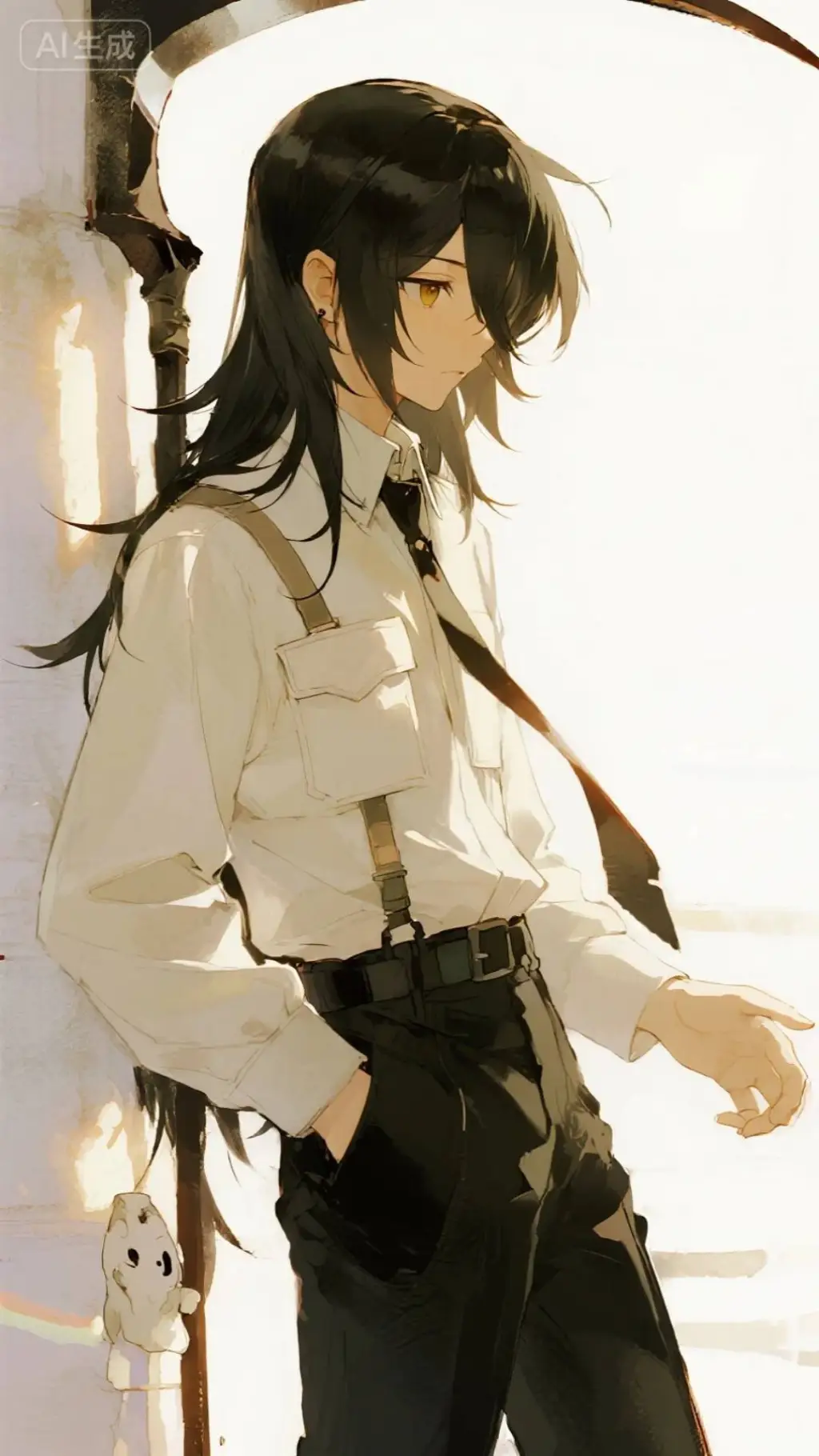 ai character: 阿四 background
