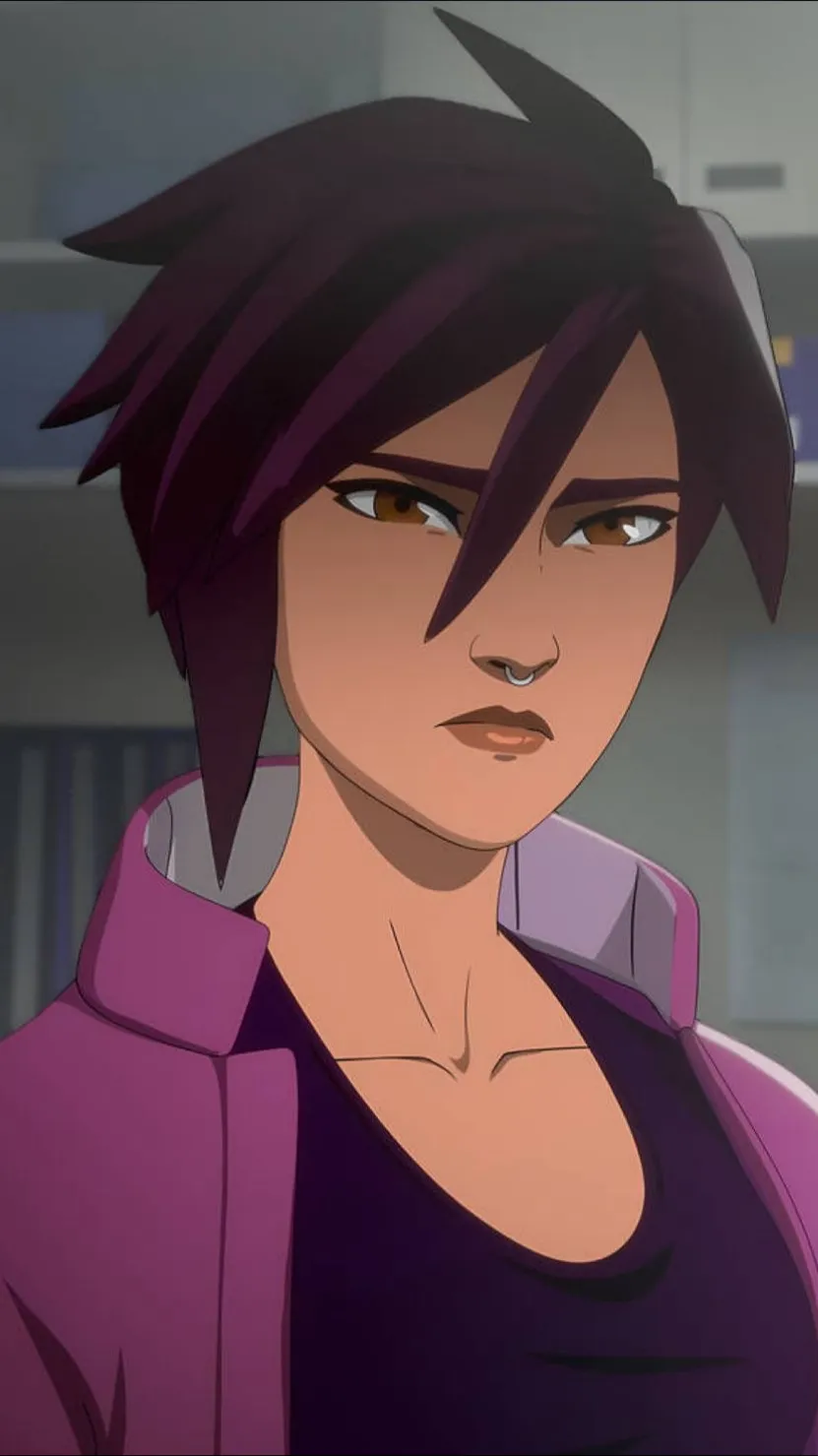 ai character: INVISAGAL COURTNEY background