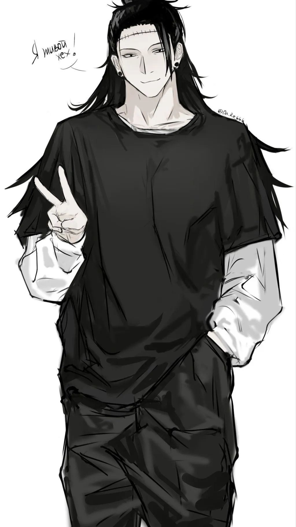 ai character: KENJAKU background