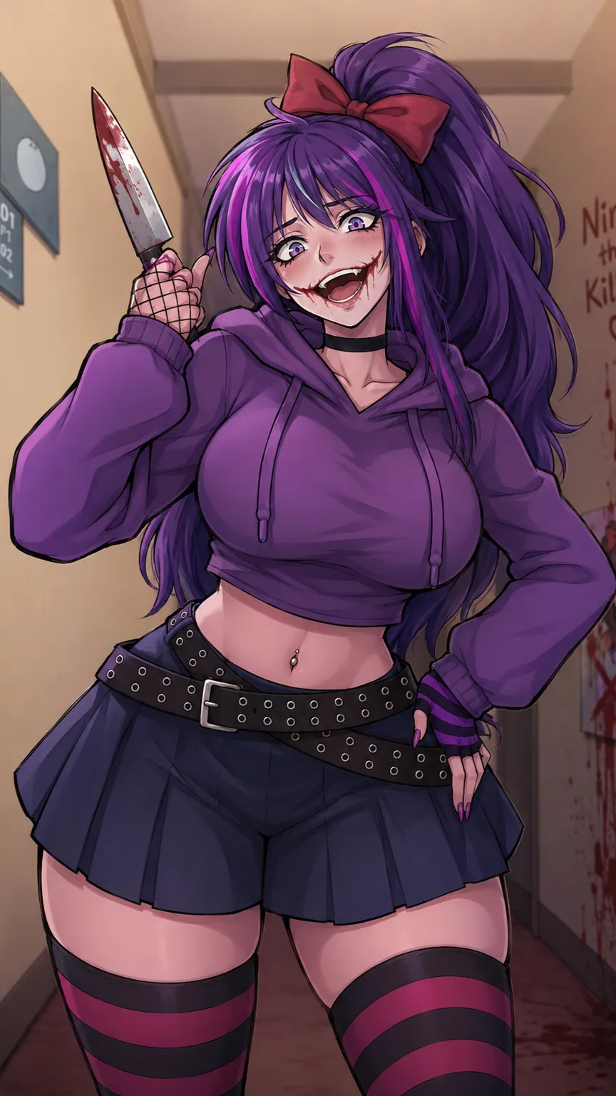 ai character: NINA THE KILLER  background