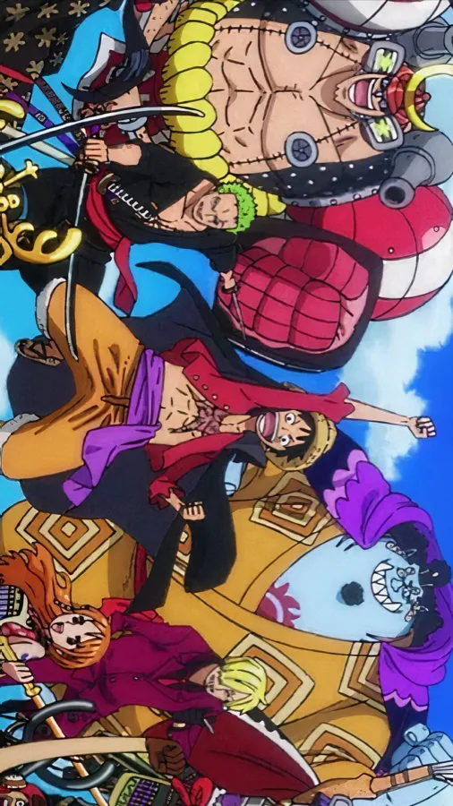 ai character: Straw hat Pirates background