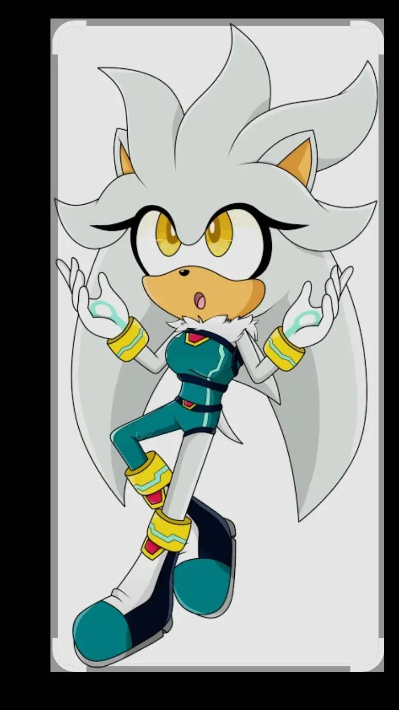 ai character: Silvia/silver Fem  background