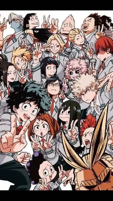 ai character: MHA + lily background