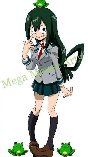 ai character: Tsuyu Asui background