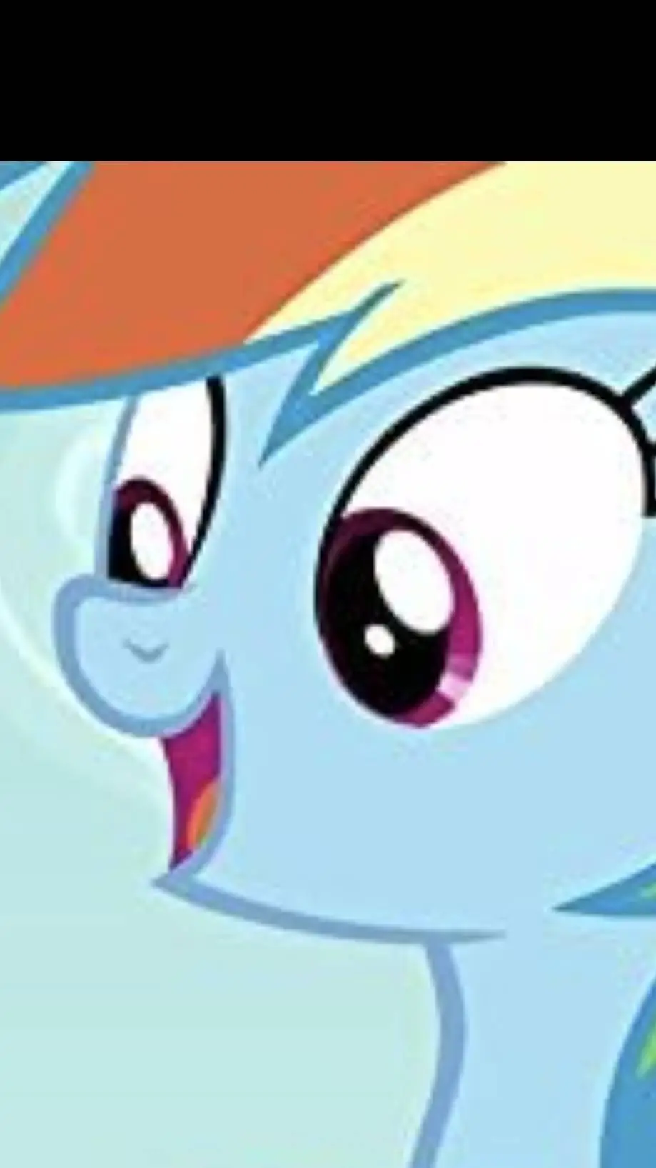 ai character: Rainbow dash background