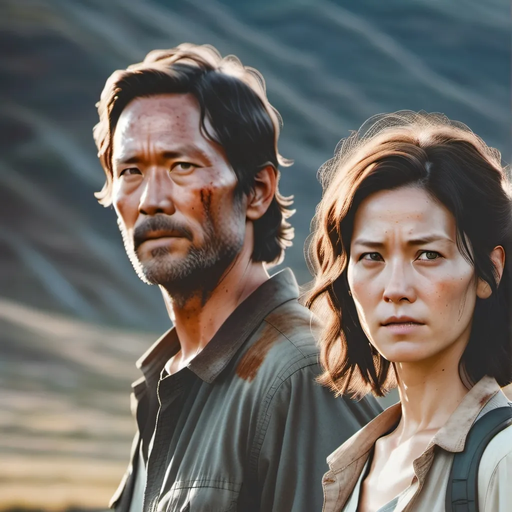 chat with ai character: maggie  and glenn 