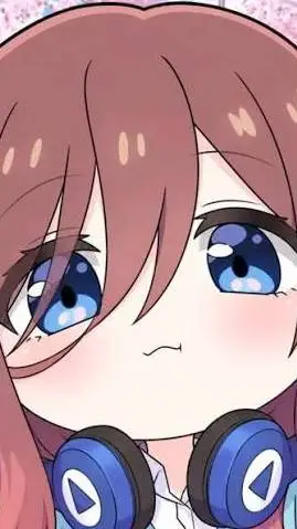 ai character: Miku Nakano novia background