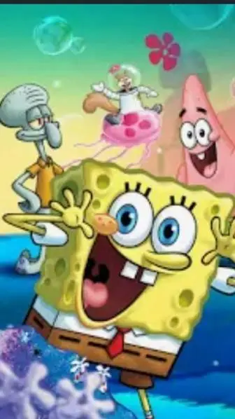 ai character: Bob esponja All background