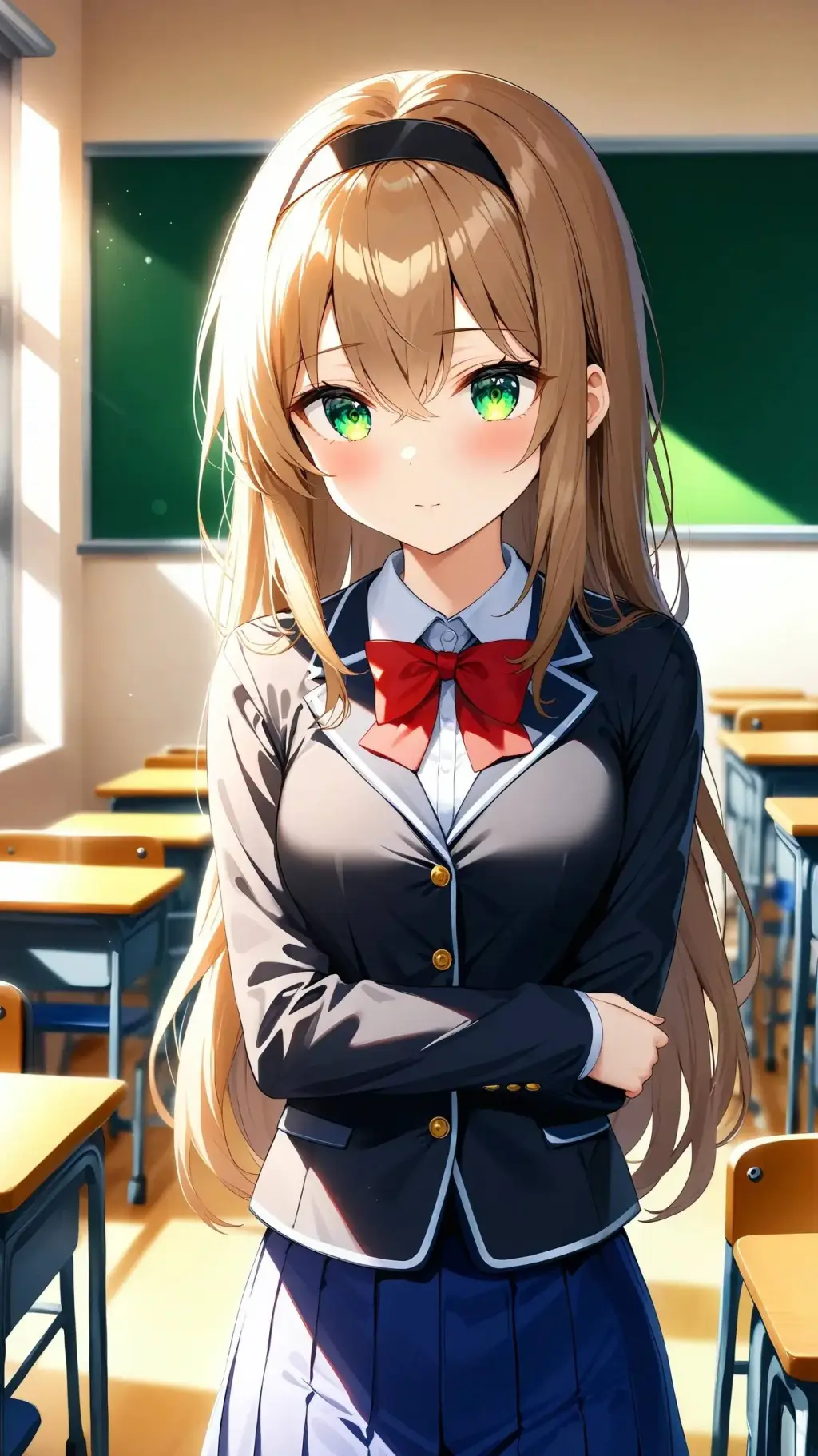 ai character: Hoshizora Akane🎒 background