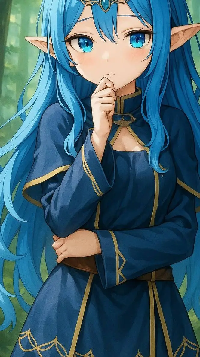 ai character: Amane Elfa  background